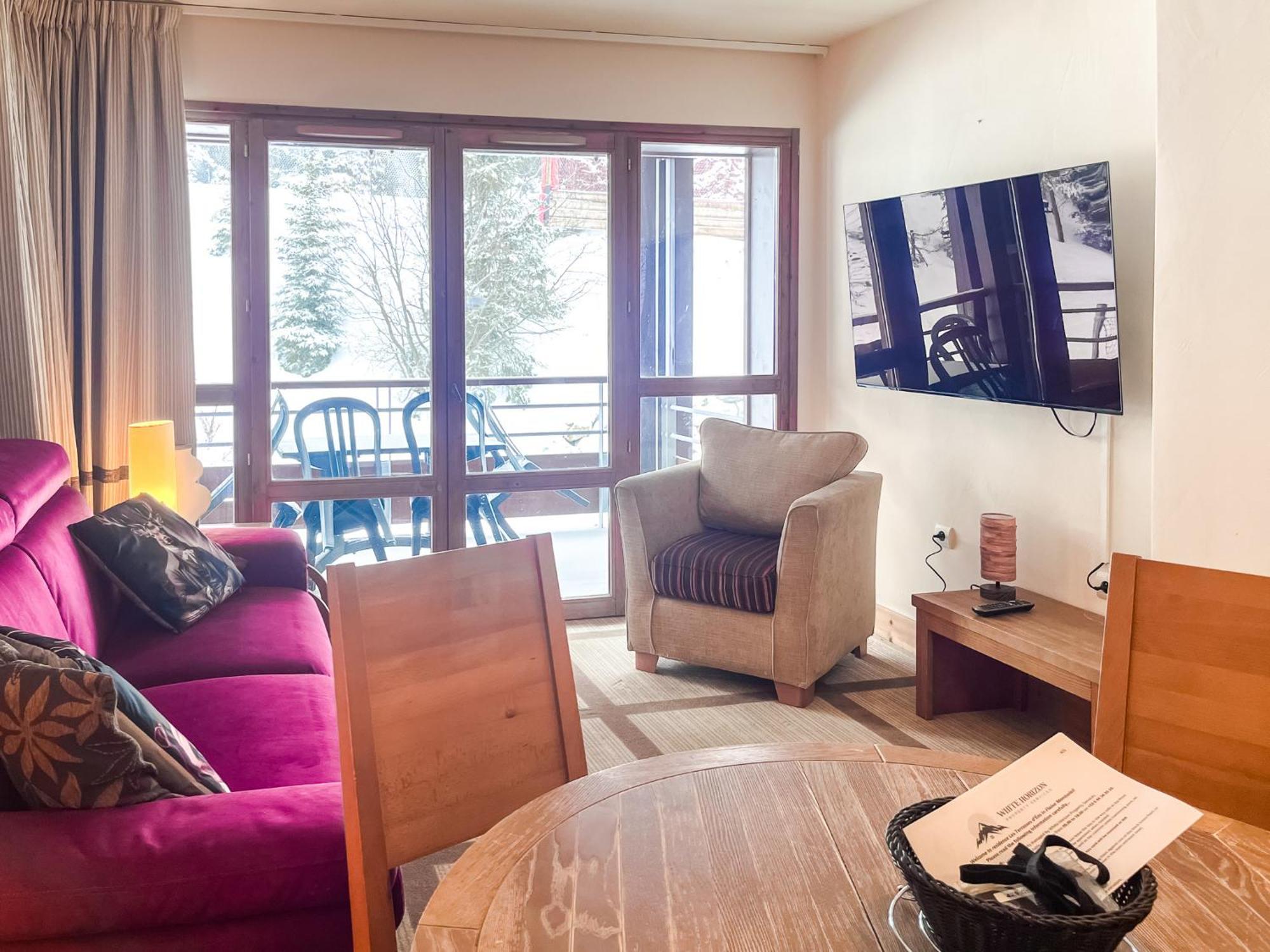 Large One-Bedroom Apartment, Wheelchair Adapted, Les Terrasses D'Eos Flaine Esterno foto
